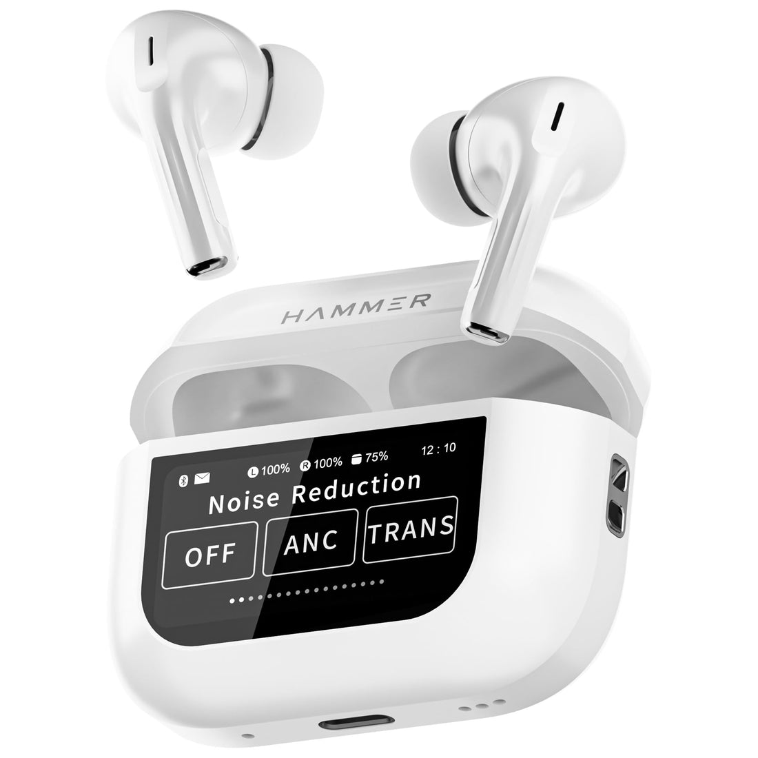 Ecouteurs Bluetooth sans Fil, Monyhigh Oreillette Bluetooth Sport 5.4 avec 4 ENC Réduction Antibruit Écran LED Casque HiFi Mic Son Stéréo 42H Durée